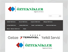 Tablet Screenshot of gebzebeyazesyaservisi.com